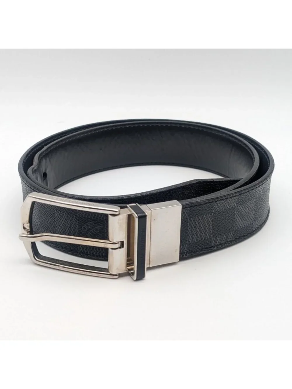 Louis Vuitton Ceinture Seattle Damier Graphite Black Belt